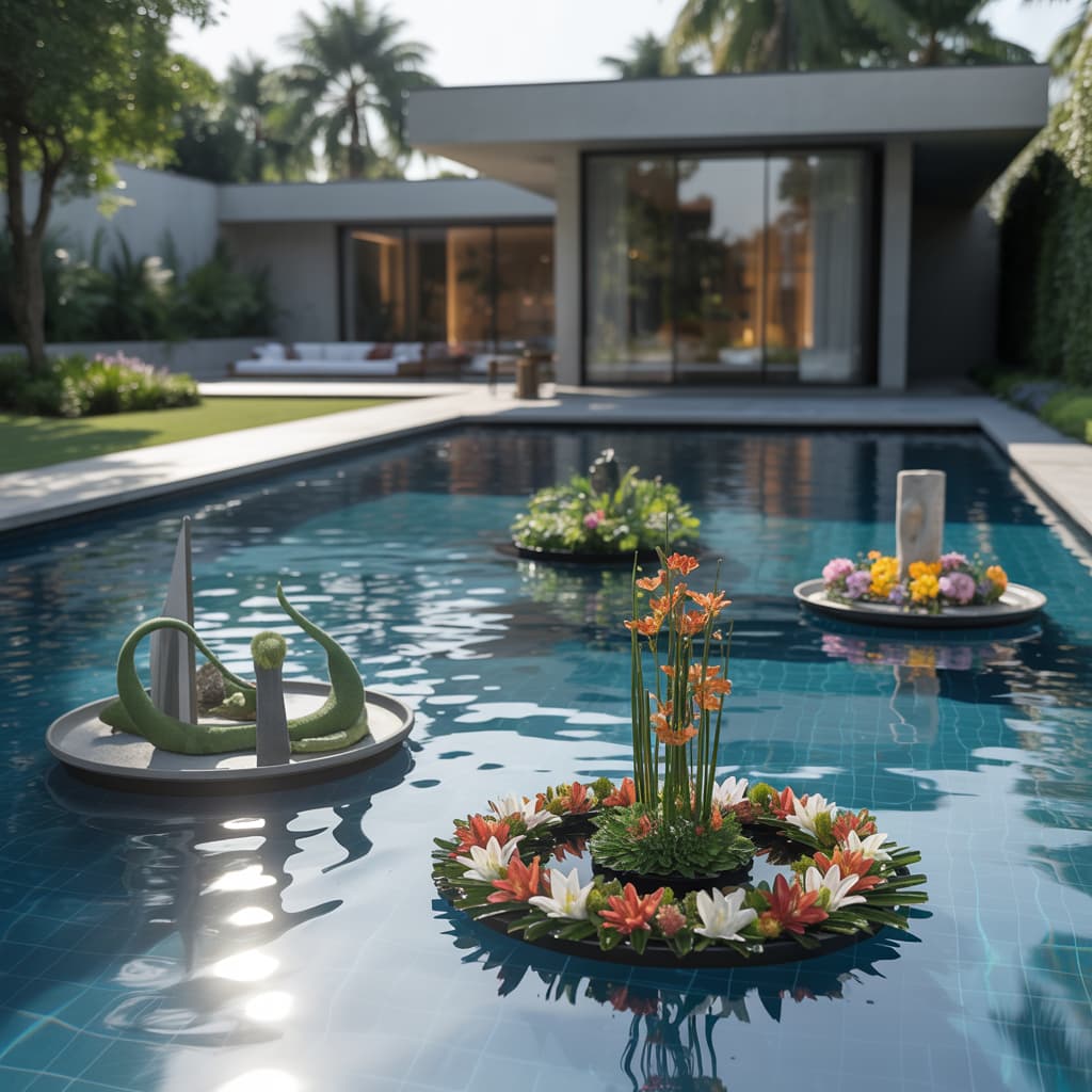 Home and garden floating arrangements