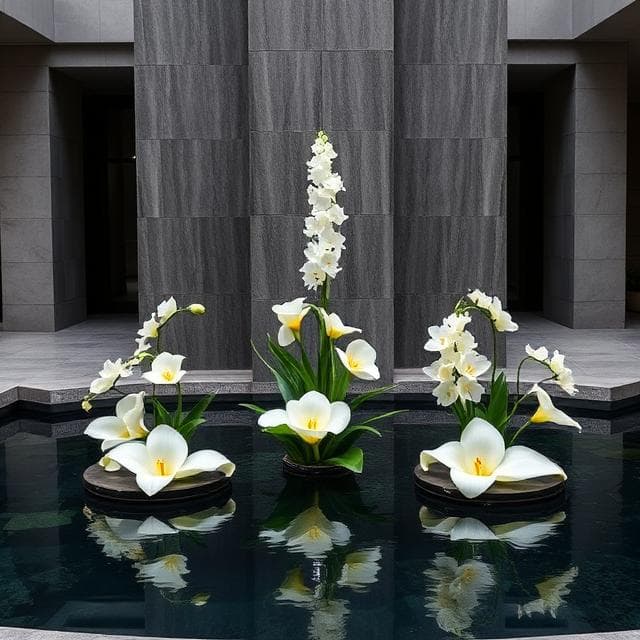 Home and garden floating arrangements